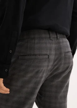 Pantalon de costume extensible à taille élastiquée, regular