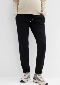 Pantalon de grossesse à taille élastiquée en jersey milano
