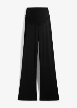 Pantalon de grossesse en jersey milano, jambes légèrement évasées