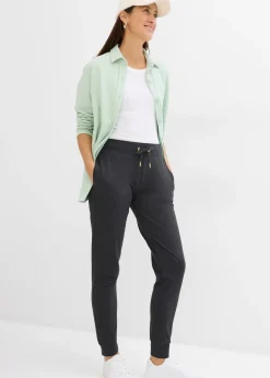 Pantalon de jogging à finitions élastiquées