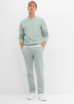 Pantalon de jogging à jambes droites, intérieur gratté doux