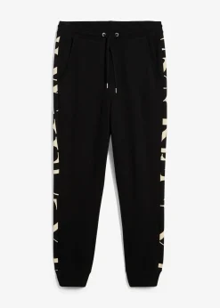 Pantalon de jogging avec empiècement, 100% coton