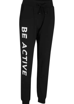 Pantalon de jogging en coton avec imprimé, loose