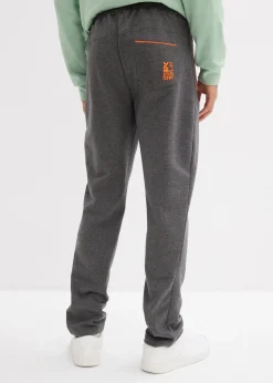 Pantalon de jogging en coton avec poches zippées pratiques