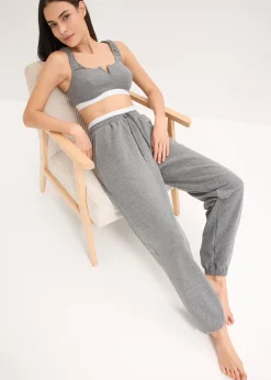 Pantalon d’intérieur en molleton avec poches côté
