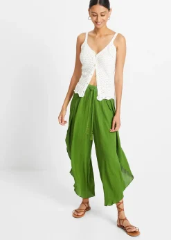 Pantalon effet froissé