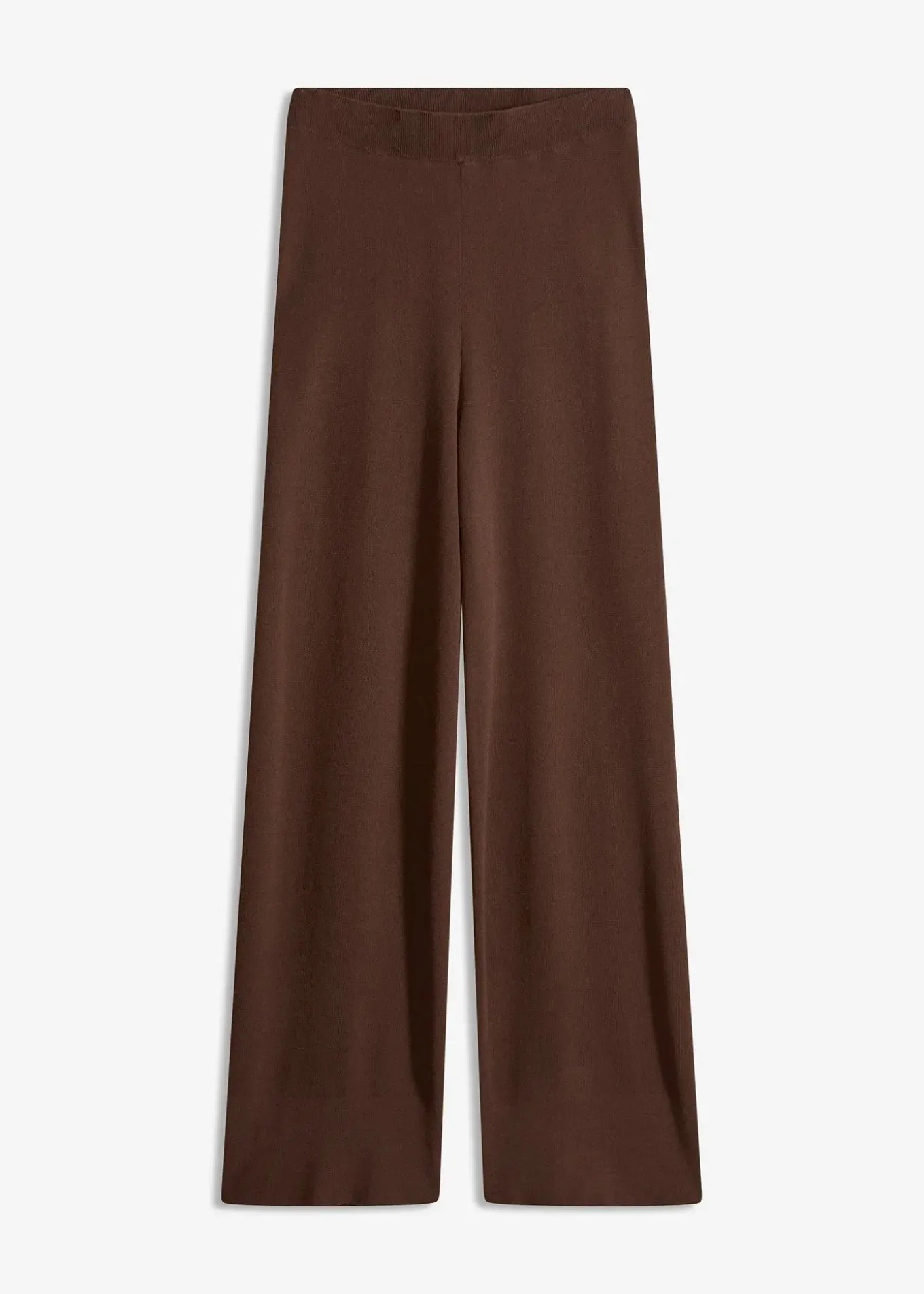 Pantalon en douce maille, viscose majoritaire