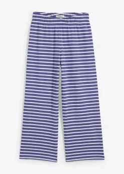 Pantalon en jersey coton texturé