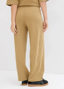 Pantalon en jersey interlock