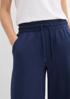 Pantalon en jersey interlock
