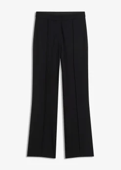 Pantalon en jersey milano à taille élastiquée