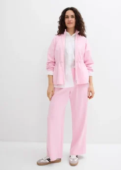 Pantalon en jersey néoprène à pinces