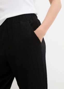 Pantalon en jersey texturé