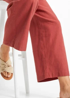 Pantalon en lin majoritaire