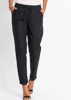 Pantalon en lin mélangé