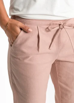 Pantalon en lin mélangé