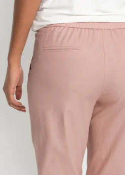 Pantalon en lin mélangé