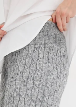 Pantalon en maille torsadée