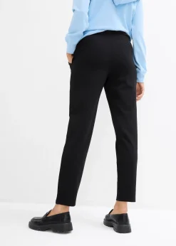 Pantalon en néoprène à taille élastiquée