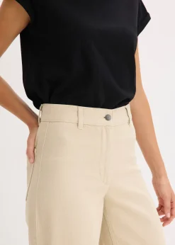 Pantalon en twill 100% coton