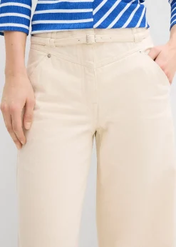 Pantalon en twill 100% coton