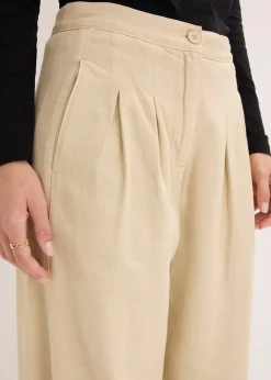 Pantalon en twill 100% coton