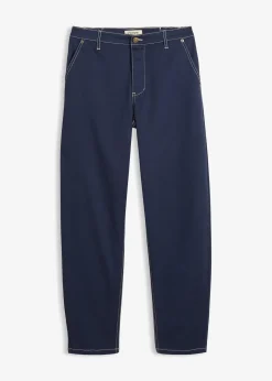 Pantalon en twill barrel