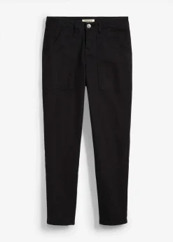 Pantalon en twill de coton extensible