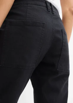 Pantalon en twill de coton extensible