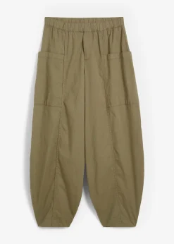 Pantalon en twill de coton extensible