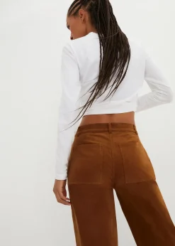 Pantalon en velours côtelé extensible