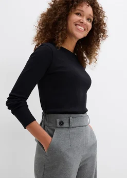 Pantalon en viscose mélangée