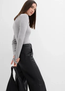Pantalon enduit