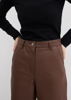 Pantalon enduit