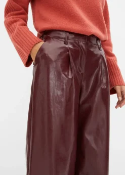 Pantalon enduit