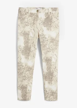 Pantalon extensible 7/8 imprimé
