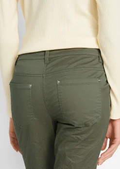 Pantalon extensible effet froissé