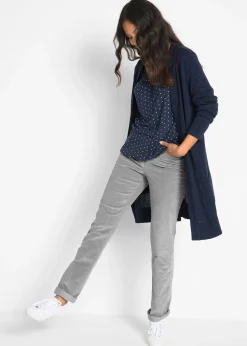Pantalon extensible en velours côtelé