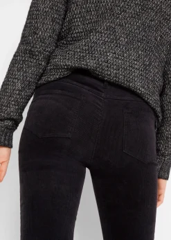 Pantalon extensible en velours côtelé