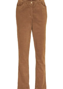 Pantalon extensible en velours côtelé