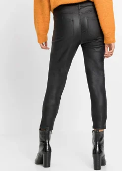 Pantalon extensible en viscose majoritaire