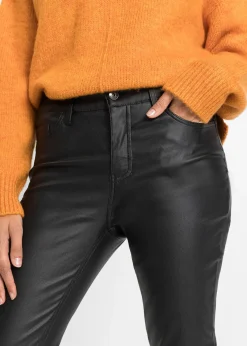 Pantalon extensible en viscose majoritaire