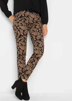 Pantalon extensible imprimé