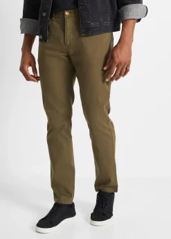 Pantalon extensible regular, droit