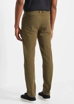 Pantalon extensible regular, droit
