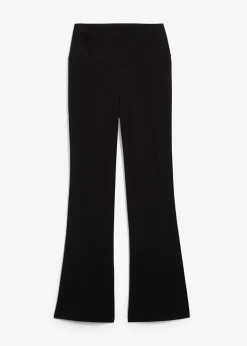 Pantalon flare en coton extensible