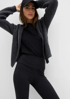 Pantalon flare en coton extensible