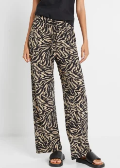 Pantalon fluide en jersey viscose