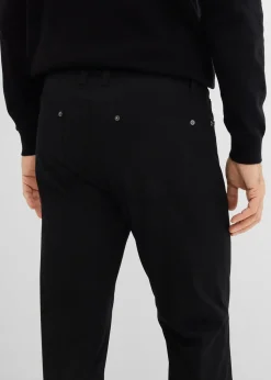 Pantalon fuselé extensible à taille élastiquée, regular