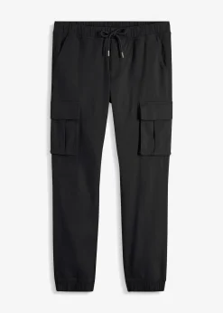 Pantalon jogger cargo droit, regular